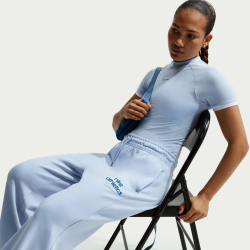 NIKE Sportswear Phoenix Fleece High-Waist Jogginghose Damen 407 - hydrogen blue XS