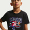 NIKE Sportswear Boxy Hoops T-Shirt Kinder 010 - black XS (122-128 cm)