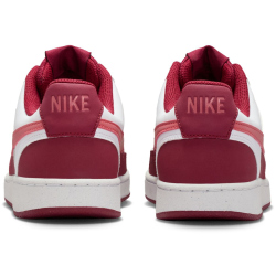 NIKE Court Vision Low Premium Sneaker Damen 601 - team red/adobe-white 36.5