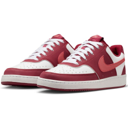 NIKE Court Vision Low Premium Sneaker Damen 601 - team red/adobe-white 37.5