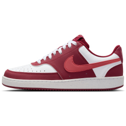 NIKE Court Vision Low Premium Sneaker Damen 601 - team red/adobe-white 37.5