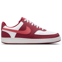 NIKE Court Vision Low Premium Sneaker Damen 601 - team red/adobe-white 37.5