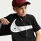 NIKE Sportswear T-Shirt Kinder 010 - black XS (122-128 cm)