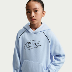 NIKE Air Hoodie Kinder 407 - hydrogen blue/black/black XS...