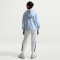 NIKE Air Hoodie Kinder 407 - hydrogen blue/black/black XS (122-128 cm)