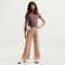 NIKE Sportswear Slim Cropped Ribbed T-Shirt Mädchen 502 - tattoo M (137-146 cm)