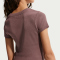 NIKE Sportswear Slim Cropped Ribbed T-Shirt Mädchen 502 - tattoo M (137-146 cm)