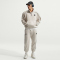 NIKE Sportswear Air 1/4-Zip Fleece Sweatshirt Herren 072 - light bone/black S