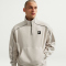 NIKE Sportswear Air 1/4-Zip Fleece Sweatshirt Herren 072 - light bone/black S