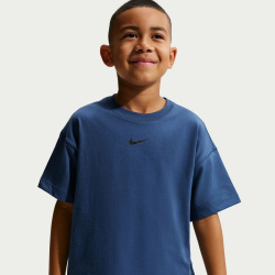 NIKE Pro Dri-FIT Trainingsshirt Jungen 461 - mystic navy/black M (137-147 cm)