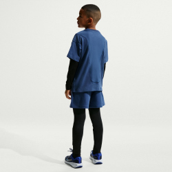 NIKE Pro Dri-FIT Trainingsshirt Jungen 461 - mystic navy/black M (137-147 cm)