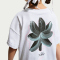 NIKE Sportswear Flower Boxy T-Shirt Mädchen 100 - white S (128-137 cm)