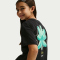 NIKE Sportswear Flower Boxy T-Shirt Mädchen 010 - black S (128-137 cm)