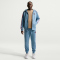 NIKE Sportswear Club Hoodie Herren 486 - work blue/diffused blue XL