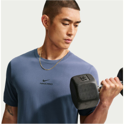 NIKE Pro Dri-FIT T-Shirt Herren 491 - diffused blue/black S