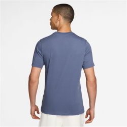 NIKE Pro Dri-FIT T-Shirt Herren 491 - diffused blue/black S