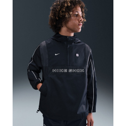 NIKE Sportswear Woven 1/2-Zip Hoodie Herren 010 -...