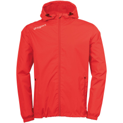 uhlsport Essential Regenjacke rot/wei&szlig; 164