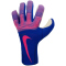 NIKE Vapor Grip Knit Torwarthandschuhe 458 - racer blue/black/pink blast 8