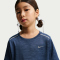 NIKE Miler Dri-FIT Trainingsshirt Kinder 461 - mystic navy/reflective silv S (128-137 cm)