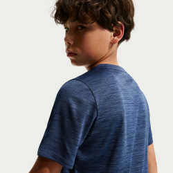 NIKE Miler Dri-FIT Trainingsshirt Kinder 461 - mystic navy/reflective silv M (137-147 cm)