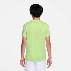 NIKE Miler Dri-FIT Trainingsshirt Kinder 360 - lt liquid lime/reflective silv S (128-137 cm)