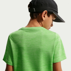 NIKE Miler Dri-FIT Trainingsshirt Kinder 360 - lt liquid lime/reflective silv S (128-137 cm)