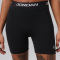NIKE Jordan Sport Essentials Dri-FIT High-Waist 5" Shorts Damen 010 - black/white XS