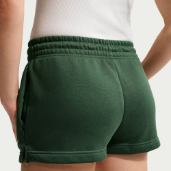 NIKE Sportswear Phoenix Fleece Mid-Waist Shorts Damen 323 - fir/sail S
