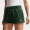 NIKE Sportswear Phoenix Fleece Mid-Waist Shorts Damen 323 - fir/sail S