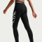 NIKE Pro Fitness Leggings Mädchen 010 - black/white S (128-137 cm)