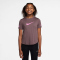 NIKE Pro Dri-FIT kurzarm Trainingsshirt Mädchen 502 - tattoo/lt magenta S (128-137 cm)