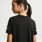 NIKE Pro Dri-FIT kurzarm Trainingsshirt Mädchen 010 - black/white S (128-137 cm)