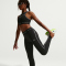 NIKE Pro Dri-FIT Leggings Mädchen 010 - black/white/white S (128-137 cm)