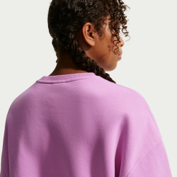 NIKE Sportswear Club Fleece Boxy Sweatshirt Mädchen 503 - lt magenta S (128-137 cm)