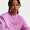 NIKE Sportswear Club Fleece Boxy Sweatshirt Mädchen 503 - lt magenta S (128-137 cm)