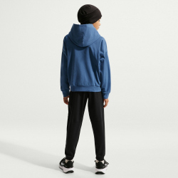 NIKE Pro Dri-FIT Fleece Fitness Hoodie Jungen 461 - mystic navy/black S (128-137 cm)