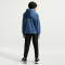 NIKE Pro Dri-FIT Fleece Fitness Hoodie Jungen 461 - mystic navy/black S (128-137 cm)