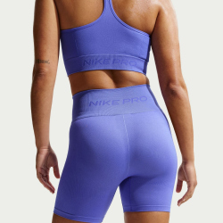 NIKE Pro Seamless Dri-FIT High-Waist kurze Leggings Damen 570 - sapphire M