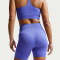 NIKE Pro Seamless Dri-FIT High-Waist kurze Leggings Damen 570 - sapphire M