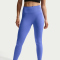 NIKE Pro Seamless High-Waist 7/8-Leggings Damen 570 - sapphire XXL