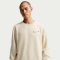 NIKE Sportswear Club Fleece Sweatshirt Herren 229 - lt khaki/obsidian XS