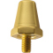 6er Pack uhlsport AluminiumSchraubstollen gold 13 mm