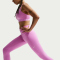 NIKE One High-Waist 7/8-Leggings Damen 503 - lt magenta/white XS