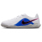 NIKE Jr. Tiempo Maestro Club IC Fußballschuhe Kinder 146 - white/black-racer blue-pink blast 32