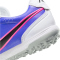 NIKE Tiempo Ligera Pro TF Multinocken-Fußballschuhe Herren 146 - white/black-racer blue-pink blast 39