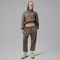 NIKE Jordan Sport Crossover Dri-FIT Fleece Trainingshose Damen 040 - olive grey/black M