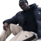 NIKE Windrunner gefütterte Webhose Herren 236 - cream ii/black/black M