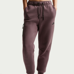 NIKE Sportswear Tech Fleece Mid-Waist Jogginghose Damen 502 - tattoo/black S
