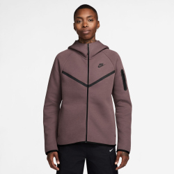 NIKE Sportswear Tech Fleece Kapuzenjacke Damen 502 - tattoo/black S